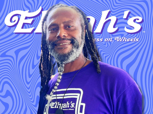 Elijah, the founder of Eliyah's Wellness on Wheels