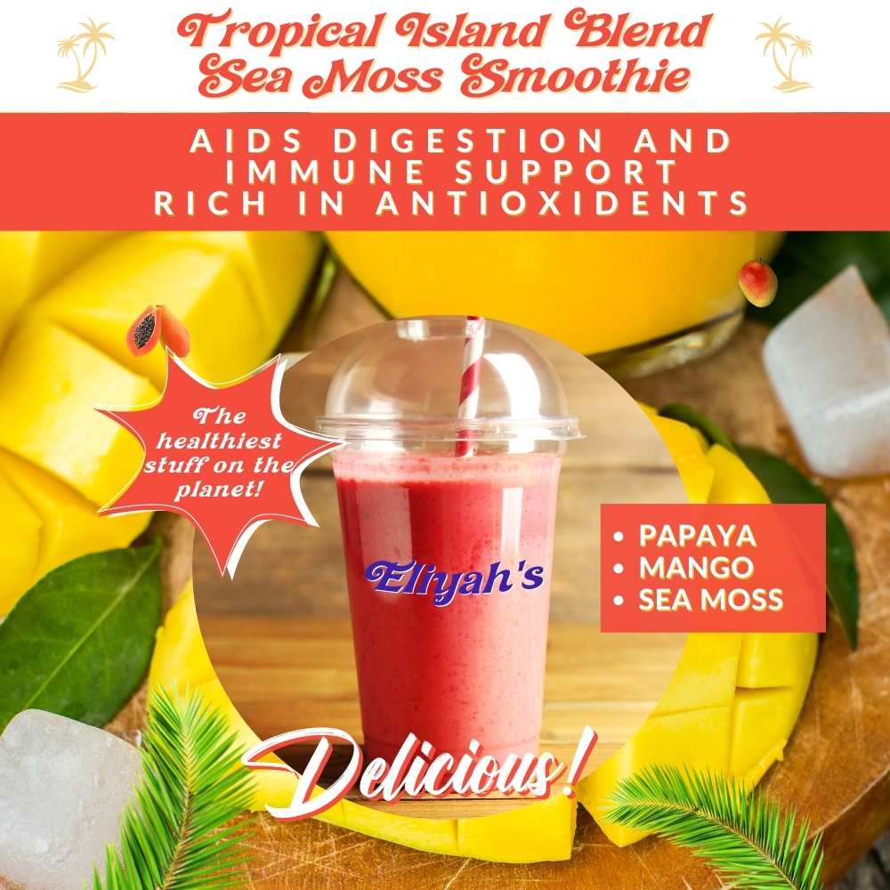 Tropical Island Blend Sea Moss Smoothie